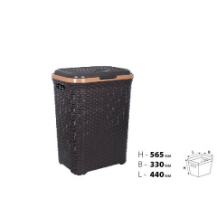Корзина для белья VIOLET HOUSE COFFEE Роттанг 56,5х33х44 см Коричневый (6481623) Чернигов