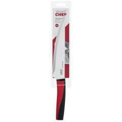Нож поварской в блистере BRAVO CHEF 20 см Черный/красный (6720848) Ніжин