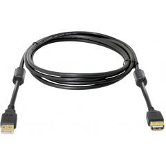 Кабель Defender USB02-06PRO USB2.0 AM-AF 1.8 м Черный (87429) (6103797) Запорожье