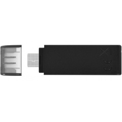 Flash Drive Kingston DT70 128GB, Type-C, USB 3.2 (6579622) Вишневе