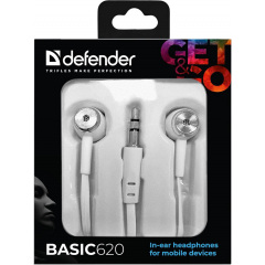 Навушники Defender Basic-620 White (63625) (6488934) Павлоград