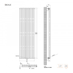 Радіатор Ideale Gloria 11 9/1800/531 білий Первомайськ