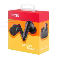 Гарнітура Ergo BS-730 Sticks Nano 2 Black (6819300) Черкаси