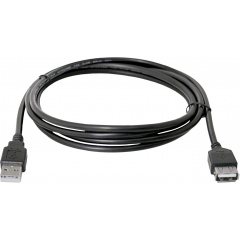Кабель Defender USB02-17 USB2.0 AM-AF 5 м Черный (87454) (6358277) Вінниця