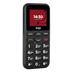 Мобільний телефон ERGO R181 Dual Sim Black (6653747) Кушугум