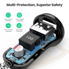Автомобильное зарядное устройство Ugreen ED018 24W 2xUSB Car Charger Black (6689291) Суми