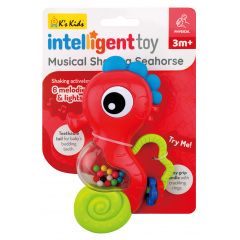 Погремушка музыкальная Ks Kids Морской конек со свет эфф KIT23004 16 x 10 x 3.5 см Разноцветный (6603152) Полтава