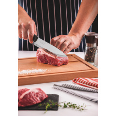 Нож Chef Tramontina PLENUS 178 мм Черный (6366760) Луцк