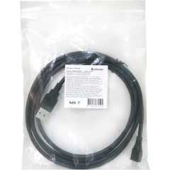 Кабель Defender USB08-06 USB 2.0 AM-MicroBM 1.8м, пакет (87459) (6253186) Львів
