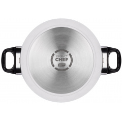 Каструля BRAVO CHEF 18 см 1.6 л з бакелітовими ручками (6811077) Чернігів