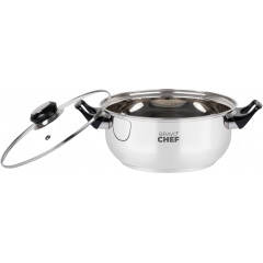 Каструля BRAVO CHEF 18 см 1.6 л з бакелітовими ручками (6811077) Чернігів