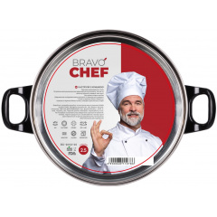 Каструля BRAVO CHEF 18 см 1.6 л з бакелітовими ручками (6811077) Чернігів