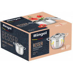 Кастрюля RINGEL Besser 3.2 л 20 см Хром (6869643) Вінниця