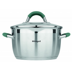 Кастрюля RINGEL Expert 20 см 3.5 л Хром (6723691) Миколаїв