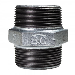 Ниппель чугунный оцинкованный B.C 1” Киев