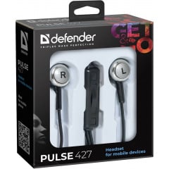 Гарнітура Defender Pulse 427 Black/Silver (63427) (6232787) Херсон