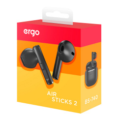 Гарнітура Ergo BS-740 Air Sticks 2 Black (6819313) Лубни