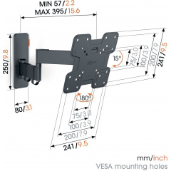 Крепление Vogels TVM 1243 Black (6833582) Киев