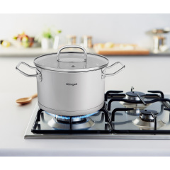 Кастрюля RINGEL Prime 20 см 3.6 л Хром (6733714) Дніпро