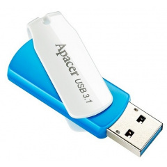 Flash Drive Apacer AH357 32GB USB (AP32GAH357U-1) Blue/White (6544944) Запоріжжя