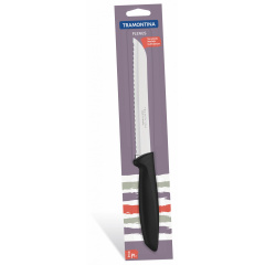 Нож для хлеба Tramontina Plenus 178 мм Black (6366796) Чернигов