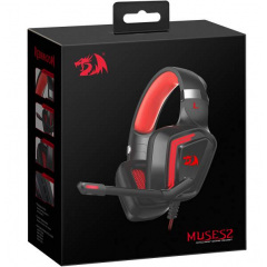 Гарнітура Redragon Muses 2 USB Black-Red (77909) (6687900) Тернопіль