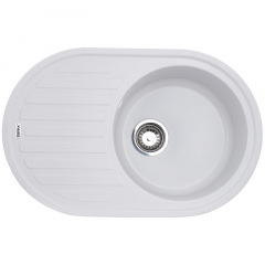 Мийка кухонна ZERIX ZS-7750R-01 Біла (ZX4555) Полтава