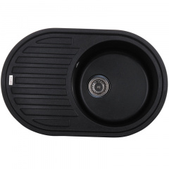Мийка кухонна ZERIX ZS-7750R-03 Чорна (ZX4556) Одеса