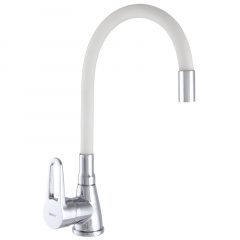 Змішувач для кухні ZERIX SOP7 045 Білий (ZX2668) Миколаїв