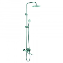 Душова колона із змішувачем Zerix DAX-006-J-20cm (нерж. сталь) (ZX4827) Київ