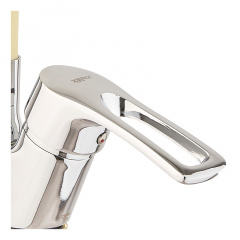 Кухонний змішувач з силіконовим виливом Zerix YUB 181 Reflector Ivory (ZX4976) Виноградів