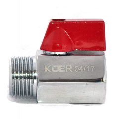 Кран "МИНИ" 1/2" ГШБ KOER KR.401 (KR0156) Запорожье