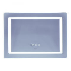 Дзеркало Mixxus Style MR03-70x50 (годинник, LED-підсвічування, антизапотівання) (MI6006) Івано-Франківськ
