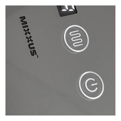 Дзеркало Mixxus Plain MC02-60 (годинник, LED-підсвічування, антизапотівання) (MI6012) Ірпінь