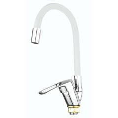 Смеситель для кухни Mixxus FANY 011 Nut Refl White без подводки MI6289 Каменское