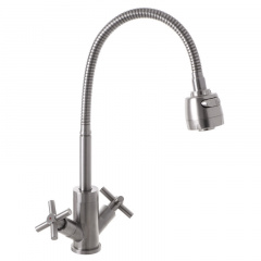 Смеситель для кухни с рефлекторным изливом MIXXUS DVE-011 (SS2823) Сумы