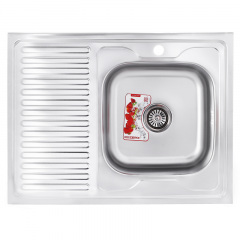 Мийка кухонна ZERIX Z8060R-06-160MD (MICRO DECOR) (ZS0608) Житомир