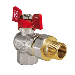 Кран з американкою 1" (KOER KR.228) кутовий (KR0149) Бровари