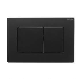 Панель змиву пластикова Koer KT-0602-05 квадратна Чорний KR5181