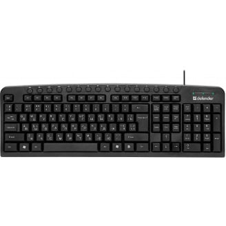 Клавиатура Defender 45471 Focus HB-470 UKR Черный (6790269)
