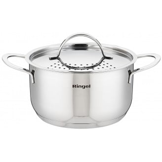 Кастрюля RINGEL Besser 1.6 л 16 см Хром (6869641)