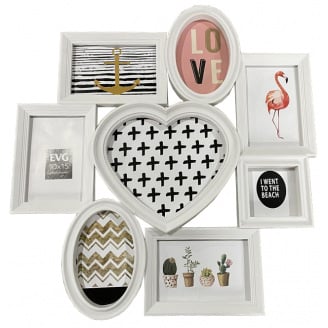 Мультирамка EVG INNO ZB-8-4950 COLLAGE 8 49 х 50 х 2.5 см WHITE (6812247)