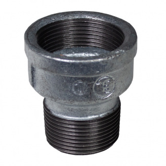 Редукція чавунна оцинкована В.С ВЗ 1 1/2” х 1”