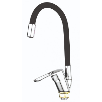 Змішувач для кухні Mixxus FANY 011 Nut Refl Black без підведення MI6287