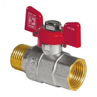 Кран кульовий KOER 1