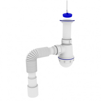 Сифон для кухні ZERIX SK-01-A 1 1/2