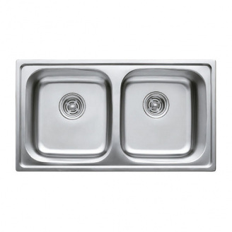 Мойка кухонная Haiba 78x43 DOUBLE polish (HB0568)