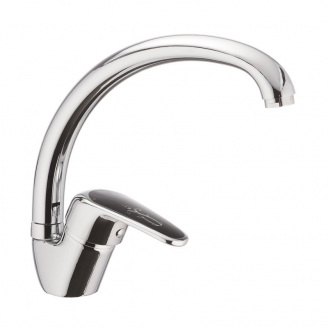 Смеситель для кухни CRON MAGIC 777 Черная ручка (CR0115)