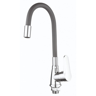 Змішувач для кухні Mixxus Elvis 014 Nut Refl Grey без підведення MI6307