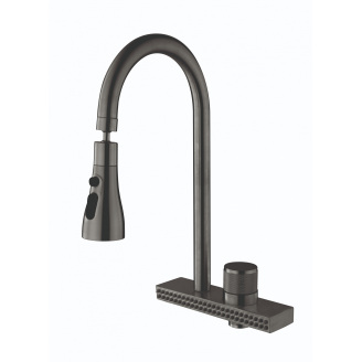 Змішувач для кухні Mixxus FOL-017 Graphite MI6344